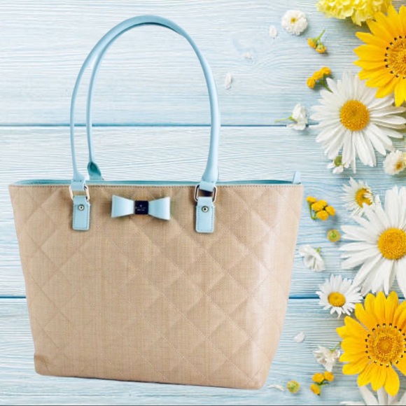 NWOT Kate spade | Renny Drive Straw Tote Bag - Picture 2 of 16